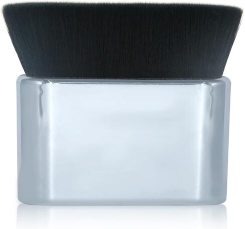 فرشاة كريم أساس بودرة من Dpolla لكريم الأساس السائل، فرشاة كابوكي بزاوية، فرشاة مكياج ممتازة لكريم الأساس السائل الخالي من العيوب، وخافي عيوب البشرة، وإعداد مسحوق معدني لمستحضرات التجميل، ومزج التلميع (ذهبي وردي) in Kuwait