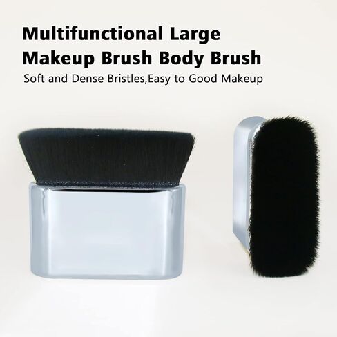 فرشاة كريم أساس بودرة من Dpolla لكريم الأساس السائل، فرشاة كابوكي بزاوية، فرشاة مكياج ممتازة لكريم الأساس السائل الخالي من العيوب، وخافي عيوب البشرة، وإعداد مسحوق معدني لمستحضرات التجميل، ومزج التلميع (ذهبي وردي) in Kuwait