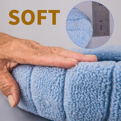 Bed Pan Cushion Bedpans Seat Covers Soft Suitable for All Kinds of Contoured Stainless Steel and Plastic Bedpan, Warm, Stretchable, Non-Irritating, 1.0 Count in Kuwait