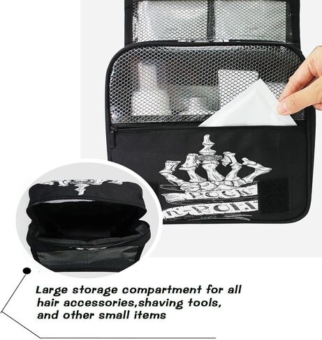 Animal Cow Print Toiletry Bag Hanging Toiletry Bag Makeup Cosmetic Bag Travel Organizer Case for Women Men in Saudi Arabia