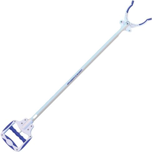 GRABBER BUDDY, Innovative Reacher Tool 36 inch, White, Blue, Aluminum, 1 Count in Saudi Arabia