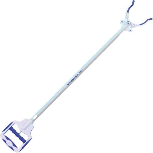 GRABBER BUDDY, Innovative Reacher Tool 36 inch, White, Blue, Aluminum, 1 Count in Saudi Arabia