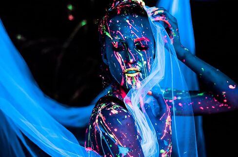 مجموعة طلاء الوجه والجسم ميدنايت جلو UV Neon Face & Body Paint (7 زجاجات 59.6 مل لكل منهما) طلاء فلوري تفاعليٍ بلون أسود فاتح - آمن، يغسل على البشرة، غير سام in Kuwait