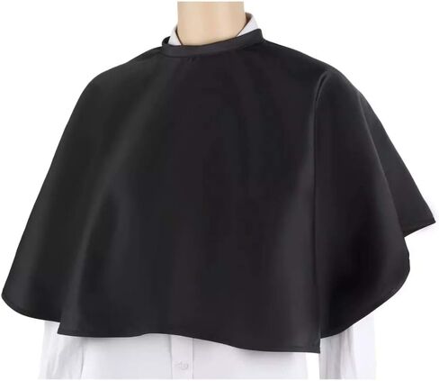 رداء بلاك ميك أب من أوكا، غطاء شعر احترافي قصير مقاوم للماء قابل للتعديل، غطاء رأس حلاق، خفيف الوزن، مشط حلاق، غطاء شامبو للشعر لفناني المكياج in Saudi Arabia