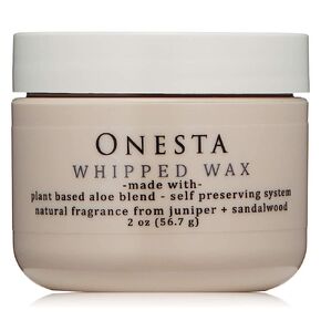 Onesta Hair Care Plant Based Whipped Wax Medium Hold Hybrid Cream Wax, 2 ounces in Saudi Arabia