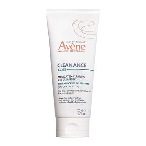 Eau Thermale Avene Cleanance ACNE Clearing Gel, acne cleanser for sensitive skin with Salicylic Acid, deep cleanses & prevents acne on face & body 6.76 fl. oz.