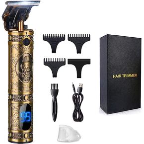 Suttik Hair Clippers for Men, Professional Hair & Beard Trimmer for Men, T-blade Hair Edgers Clippers, Gold Knight Close-cutting Trimmers, Cordless Clippers for Hair Cutting in Saudi Arabia