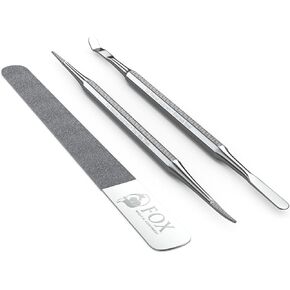 Fox Medical Equipment Ingrown Toenail Treatment Tools - Nail Care Kit - Podiatry Tools - Stainless Steel Nail File - Pedicure Kit - Ingrown Toenail Removal Kit - Best Toenail File - Toe Nail Corrector in Saudi Arabia