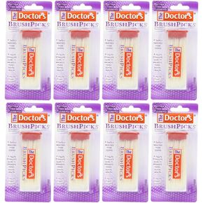 The Doctor's BrushPicks Interdental Toothpicks, 120 count. (Pack of 8)