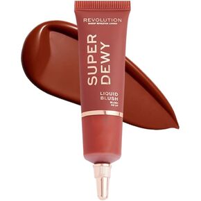 Revolution Beauty, Superdewy Liquid Blush, Richly Pigmented & Buildable, Blendable Formula, Blush Me Up, 0.5 Fl. Oz.