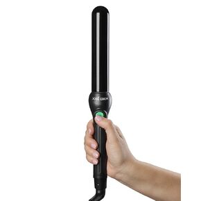 Jose Eber Clipless Curling Iron, 32mm (1.25"), Black, Heat Resistant Glove Included, Dual-Voltage Worldwide Compatible in Saudi Arabia