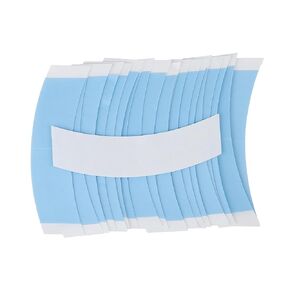 48pcs Wig Tapes for Lace Wigs, Invisible Waterproof Double Side Tape for Wigs Lace Front Wig Tape Toupee Tape Strips Wig Lace Tape for Fixing Wigs (Blue) in Kuwait