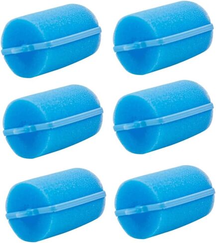 بكرات شعر اسفنجية كبيرة الالوان 6 قطع in Kuwait