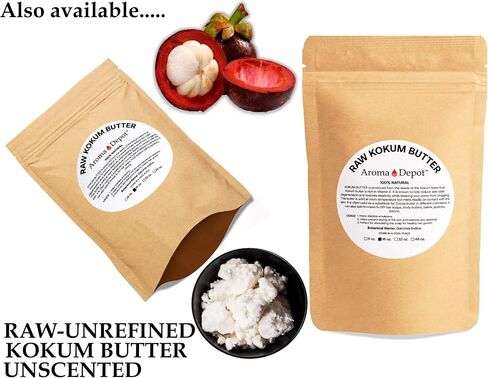 2 lb Mango Butter Raw Unrefined 32 oz. JAR 100% Natural Great for Skin, Body, Hair Care. DIY Body Butter, Lotions, Creams Reduces Fine Lines, Wrinkles, used for eczema psoriasis, Hexane-free in Saudi Arabia