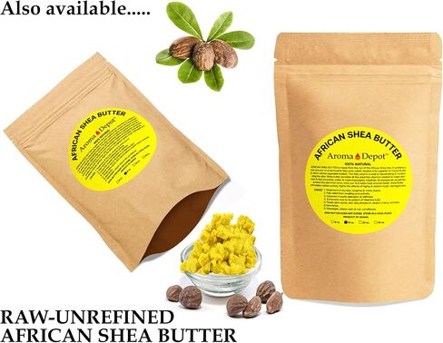 2 lb Mango Butter Raw Unrefined 32 oz. JAR 100% Natural Great for Skin, Body, Hair Care. DIY Body Butter, Lotions, Creams Reduces Fine Lines, Wrinkles, used for eczema psoriasis, Hexane-free in Saudi Arabia
