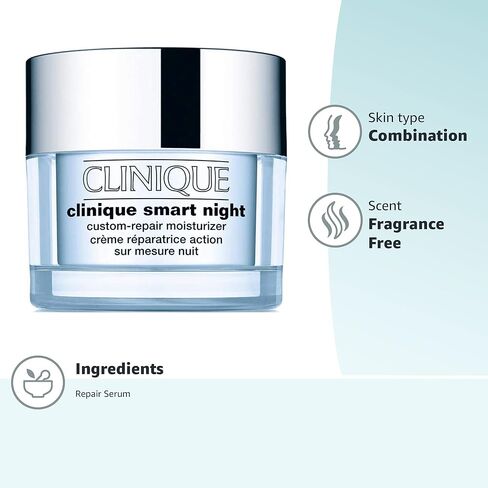 مرطب كلينيك سمارت نايت المخصص للإصلاح، تركيبة جافة، 1.7 أونصة in Kuwait