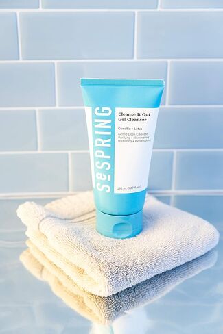 SeSpring Cleanse It Out Gel Cleanser, Formulated with Camellia and Lotus, Korean Skincare, Clean Beauty, Vegan, Cruelty Free, and Paraben Free in Saudi Arabia