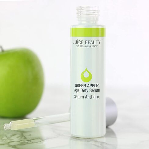 Juice Beauty GREEN APPLE Age Defy Serum - Visibly Reduces Dark Spots & Discoloration - Antioxidant-Rich Formula with Alpha Lipoic Acid,Malic Acid, CoQ10 & Vitamin C - 1 fl oz in Saudi Arabia