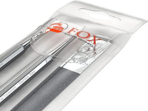 Fox Medical Equipment Ingrown Toenail Treatment Tools - Nail Care Kit - Podiatry Tools - Stainless Steel Nail File - Pedicure Kit - Ingrown Toenail Removal Kit - Best Toenail File - Toe Nail Corrector in Saudi Arabia