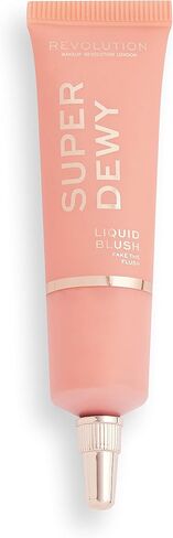 Revolution Beauty, Superdewy Liquid Blush, Richly Pigmented & Buildable, Blendable Formula, Blush Me Up, 0.5 Fl. Oz. in Kuwait