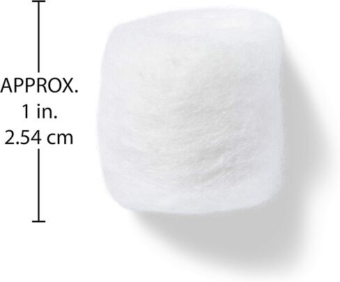 Simply Soft Premium Cotton Balls, 100% Pure Cotton, Absorbent, 200 Count (Pack of 3) in Saudi Arabia