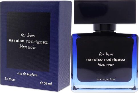 Narciso Rodriguez Bleu Noir Eau de Parfum Spray for Men, Blue, 3.3 Ounce in Saudi Arabia