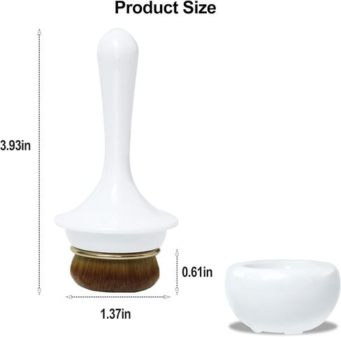 Foundation Brush for Liquid Makeup, Kabuki Foundation Brush for Liquid, Cream or Flawless Powder Foundation Blending Brush (Black) in Saudi Arabia