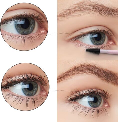 Eyebrow And Eyelash Brush Reusable With Case, Spoolies, Spoolies for eyebrows, Reusable spoolie, Makeup Kit, Makeup Brushes Set, Reusable Cosmetic Brush Makeup Tool, Profesional Brush Makeup Comb in Saudi Arabia