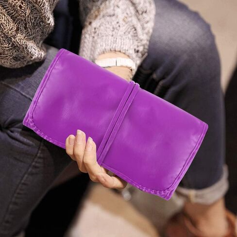 للمبتدئين، مجموعة فرش متعددة العدد، مقبض خشبي بشعيرات ناعمة، Daxstar Purple 22 قطعة in Kuwait