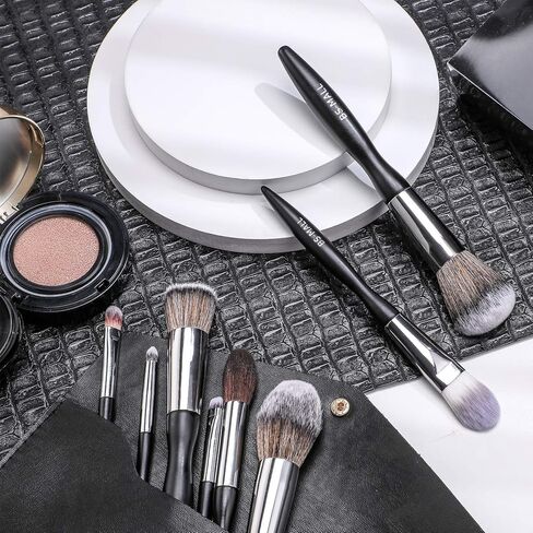 BS-MALL Makeup Brush Set 16 pcs Makeup Brushes Premium Synthetic Bristles Powder Foundation Blush Contour Concealers Lip Eyeshadow Brushes Kit in Kuwait