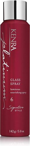 Kenra Platinum Glass Spray 6 |Luminous Nourishing Hairspray |Low-Hold | Shine-Enhancing Finisher | Heat Styling | Tames Frizz & Flyaways | Moisturize & Condition | All Hair Types in Saudi Arabia