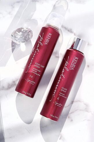 Kenra Platinum Glass Spray 6 |Luminous Nourishing Hairspray |Low-Hold | Shine-Enhancing Finisher | Heat Styling | Tames Frizz & Flyaways | Moisturize & Condition | All Hair Types in Saudi Arabia