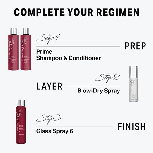 Kenra Platinum Glass Spray 6 |Luminous Nourishing Hairspray |Low-Hold | Shine-Enhancing Finisher | Heat Styling | Tames Frizz & Flyaways | Moisturize & Condition | All Hair Types in Saudi Arabia