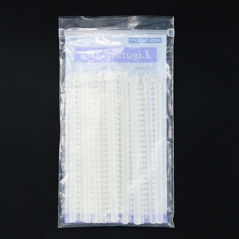 Dental Orthodontic Ligature Ties Elastic Rubber Bands (1040-Black-5#) in Kuwait