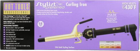 هوت تولز مكواة تجعيد بمقبض زنبركي 5/8" in Kuwait