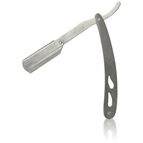 Stainless Steel Straight Edge Barber Razor and 5 Stainless Blades in Saudi Arabia