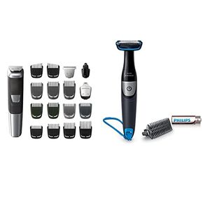 Philips Norelco Multigroomer All-in-One Trimmer Series 5000، MG5750/49 + Philips Norelco Bodygroom Series 1100، BG1026/60 in Kuwait