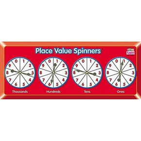 Kagan Publishing KA-MSPV Place Value Spinners, 0.2" Height, 5.7" Wide, 14.1" Length in Saudi Arabia