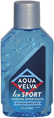 Aqua Velva Cooling Mens After Shave, Ice Sport, Vitamin E and Pro Vitamin B5, Soothes, Cools, and Refreshes Skin- 3.5 Ounce in Saudi Arabia