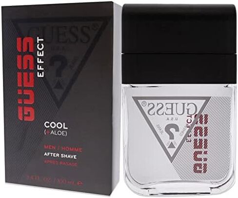 GUESS Effect Grooming COOL After Shave with Aloe Vera for Men, 3.4 Fl Oz in Saudi Arabia