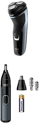 Philips Norelco Shaver with Nosetrimmer 3000 for Nose, Ears and Eyebrows NT3600/42 in Saudi Arabia