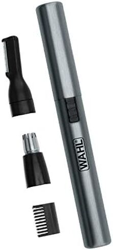 أداة تشذيب وتهذيب الحواجب الشخصية مايكرو جرومزمان من شركة وال للعناية الصحية مع رؤوس قابلة للغسل وقابلة للتبديل لحواجب العين وخط العنق والأنف والأذنين وغيرها من التفاصيل - 05640-600 in Kuwait