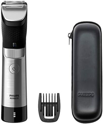 Philips Norelco Series 9000, Ultimate Precision Beard and Hair Trimmer with Beard Sense Technology for an Even Trim, BT9810/40 in Saudi Arabia