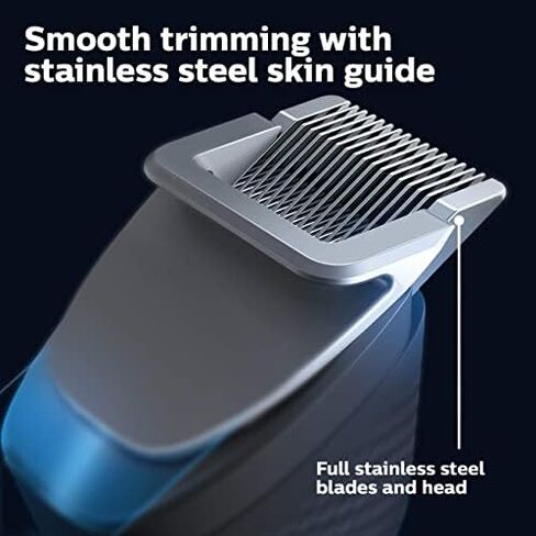 Philips Norelco Series 9000, Ultimate Precision Beard and Hair Trimmer with Beard Sense Technology for an Even Trim, BT9810/40 in Saudi Arabia