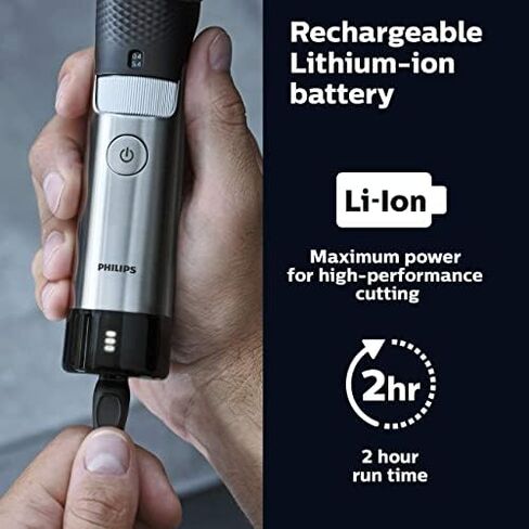Philips Norelco Series 9000, Ultimate Precision Beard and Hair Trimmer with Beard Sense Technology for an Even Trim, BT9810/40 in Saudi Arabia