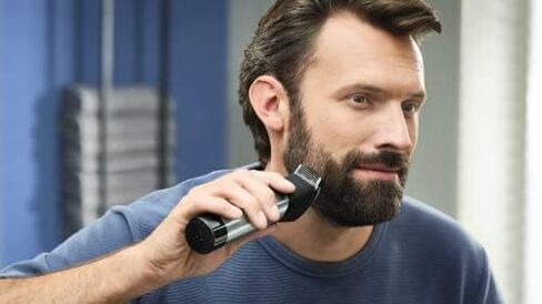 Philips Norelco Series 9000, Ultimate Precision Beard and Hair Trimmer with Beard Sense Technology for an Even Trim, BT9810/40 in Saudi Arabia