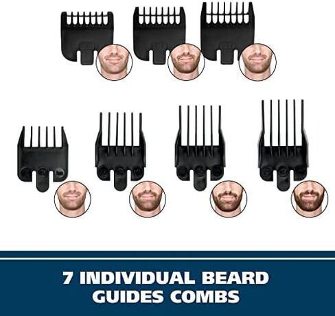 Wahl Beard and Mustache Trimmer, Cordless Rechargeable Facial Hair Trimmer - Model 9916-4301 in Kuwait