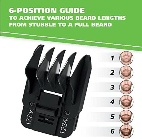 Wahl Beard and Mustache Trimmer, Cordless Rechargeable Facial Hair Trimmer - Model 9916-4301 in Kuwait