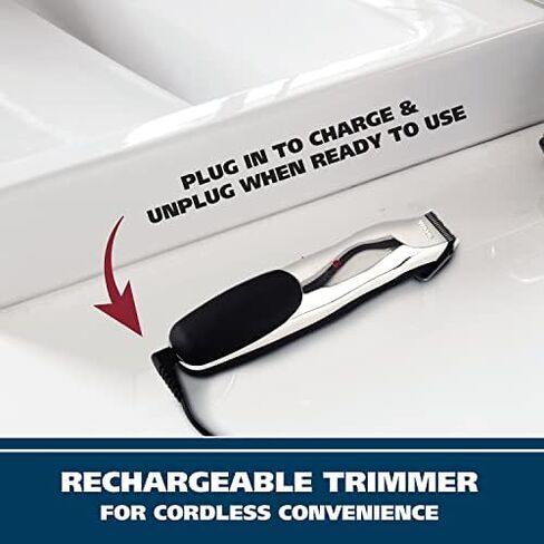 Wahl Beard and Mustache Trimmer, Cordless Rechargeable Facial Hair Trimmer - Model 9916-4301 in Kuwait