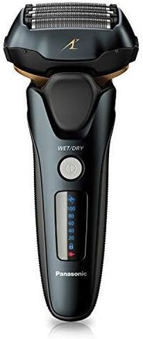 ماكينة حلاقة كهربائية باناسونيك Arc5 للرجال ES-LV67-K + رقاقة خارجية بديلة WES9173P، ماكينة حلاقة وتشذيب 5 شفرات، مستشعر حلاقة ورأس محوري متعدد المرونة، أسود in Saudi Arabia